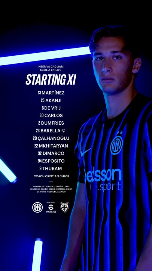 Inter Milan Starting XI