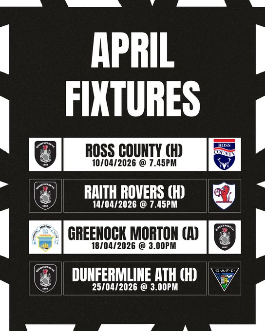 Monthly Fixtures