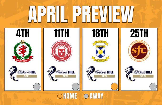 Monthly Fixtures